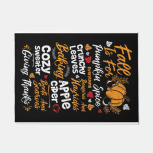 Happy Thanksgiving Fall Is For Pumpkin Spice Doormat