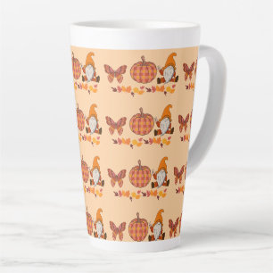 happy thanksgiving fall latte mug