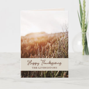 Happy Thanksgiving - Family Boho Greeting Card