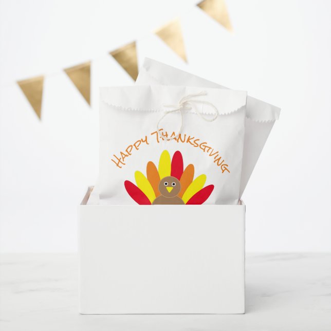 Happy Thanksgiving Favour Bag (Party)