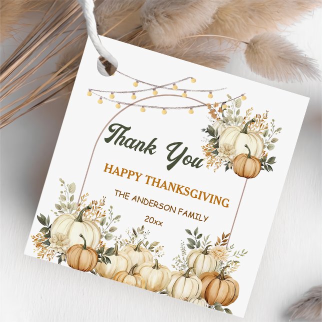 Happy Thanksgiving Favour Tags (Creator Uploaded)