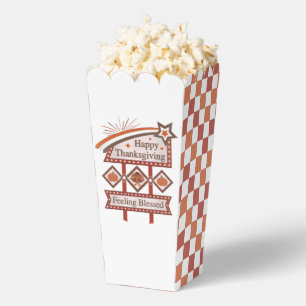 Happy Thanksgiving Feeling Blessed Retro Sign Favour Box