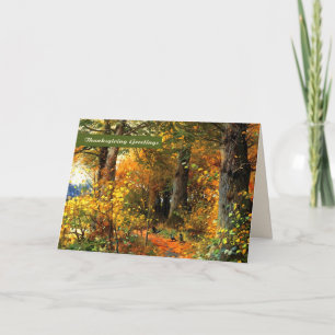 Happy Thanksgiving. Fine Art  Holiday Card
