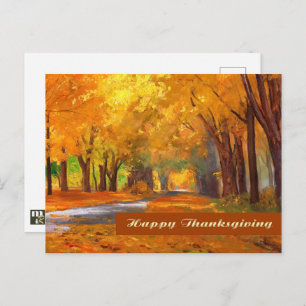Happy Thanksgiving. Fine Art Postcard
