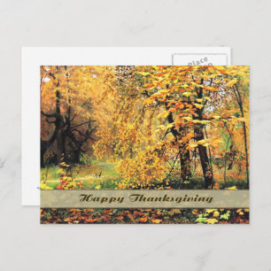 Happy Thanksgiving. Fine Art Postcard