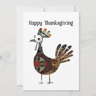 Happy Thanksgiving Flat Holiday Card