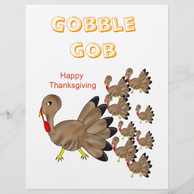 Happy Thanksgiving Flyer (Front)