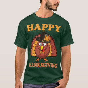 Happy Thanksgiving for Boys Girls Kids Thanksgivin T-Shirt