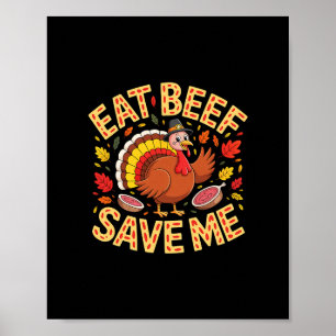 Happy Thanksgiving For Men Poster