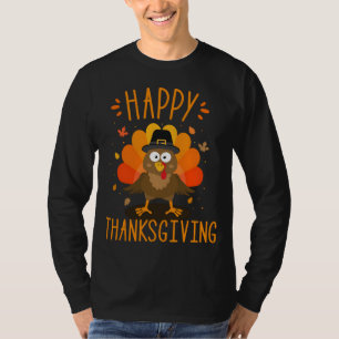 Happy thanksgiving for turkey day family dinner T-Shirt