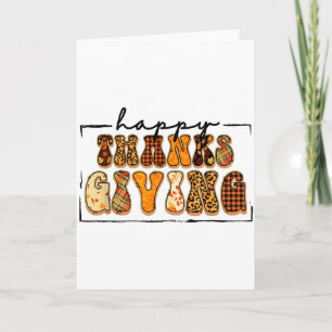 Happy Thanksgiving For Turkey Day Family Dinner Th Card