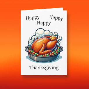 Happy Thanksgiving   Funny Stuffing Pun Card