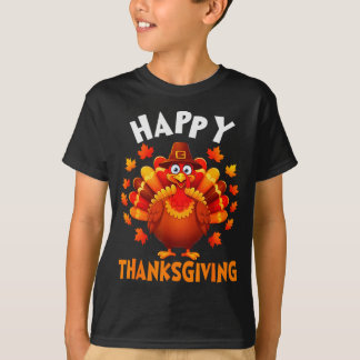 Happy Thanksgiving Funny Turkey Family Dinner Than T-Shirt