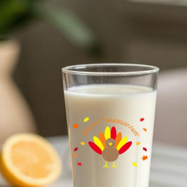 Happy Thanksgiving Glass (Creator Uploaded)