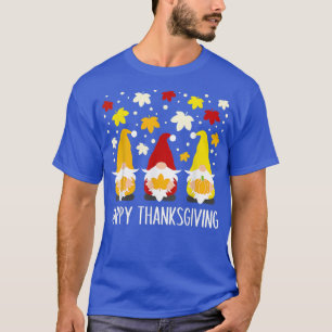 Happy Thanksgiving Gnome Fall Autumn T-Shirt
