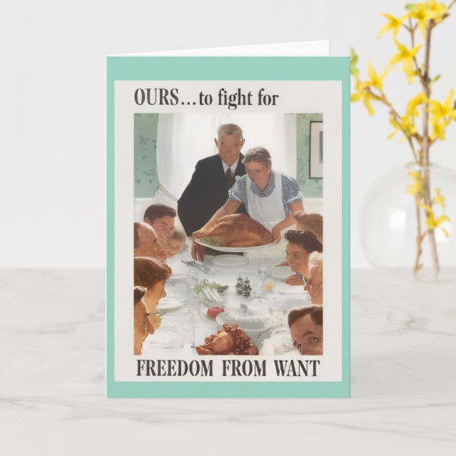 Happy Thanksgiving Greeting Card (Yellow Flower)