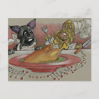 Happy Thanksgiving, Happy Turkey day Postcard