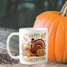Happy Thanksgiving Harvest Autumn Mug