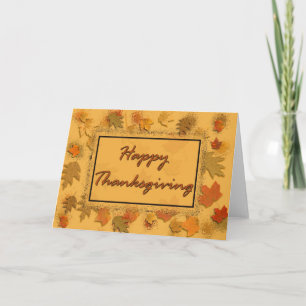 Happy Thanksgiving Holiday Card