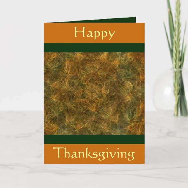 Happy Thanksgiving Holiday Card (Front)