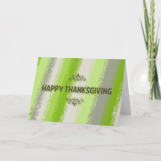 Happy Thanksgiving Holiday Card (Front)