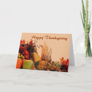 Happy Thanksgiving Holiday Card