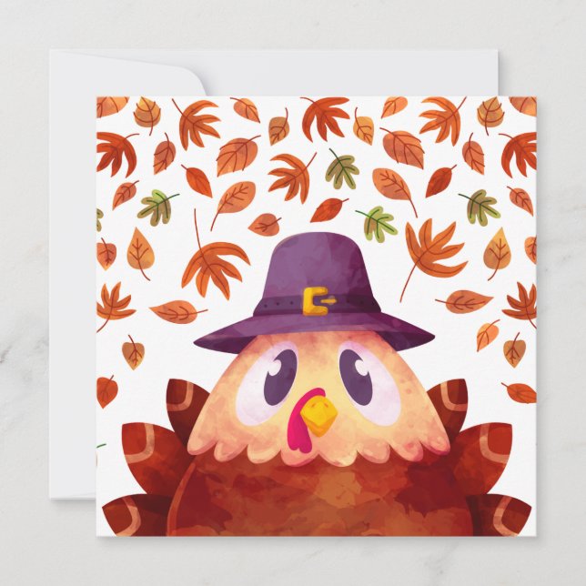 Happy Thanksgiving Holiday Card (Front)