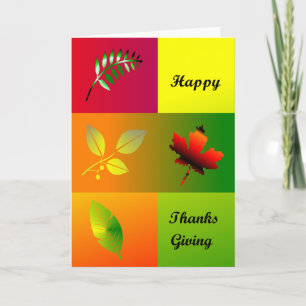 Happy Thanksgiving Holiday Card