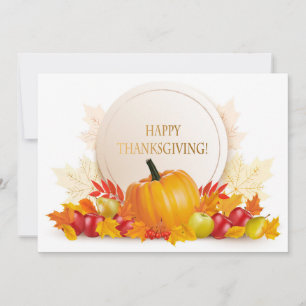Happy Thanksgiving Holiday Card