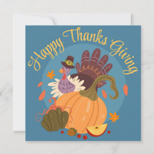 Happy Thanksgiving Holiday Card