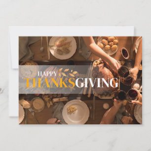 Happy Thanksgiving Holiday Card