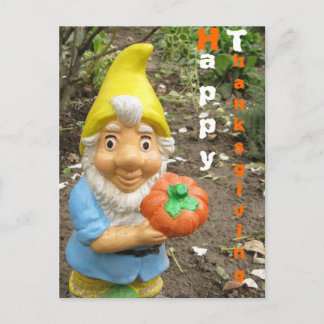 Happy Thanksgiving Holiday Postcard