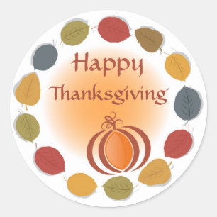 Happy Thanksgiving Holiday Sticker
