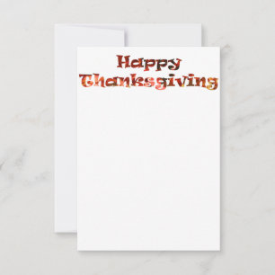 Happy Thanksgiving Invitation