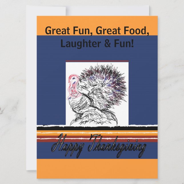 Happy Thanksgiving Invites (Front)