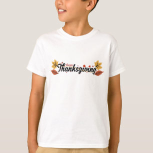 Happy Thanksgiving kids T-Shirt