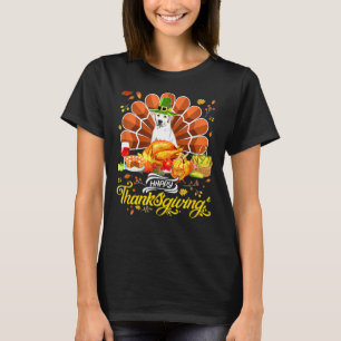 Happy Thanksgiving Labrador Retriever Turkey Thank T-Shirt