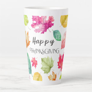 Happy Thanksgiving Latte Mug