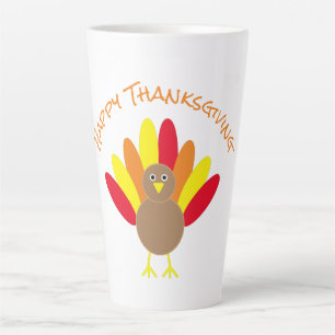 Happy Thanksgiving Latte Mug