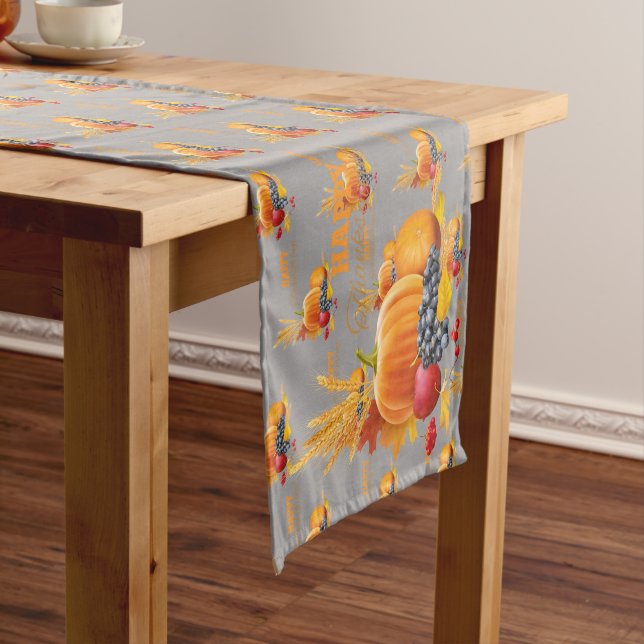 Happy Thanksgiving Long Table Runner (In Situ)