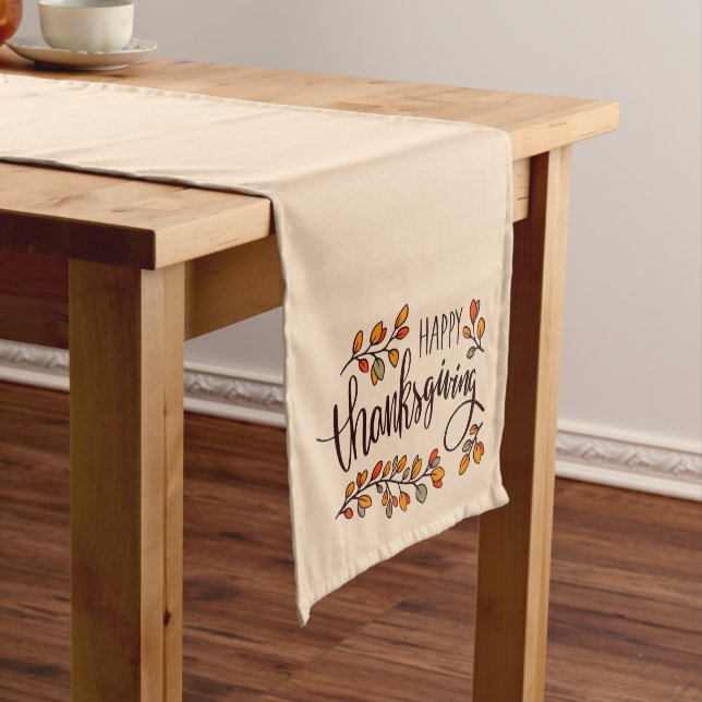 Happy Thanksgiving Long Table Runner (In Situ)