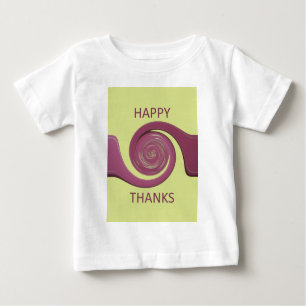Happy Thanksgiving Lovely Amazing Text Art Design Baby T-Shirt