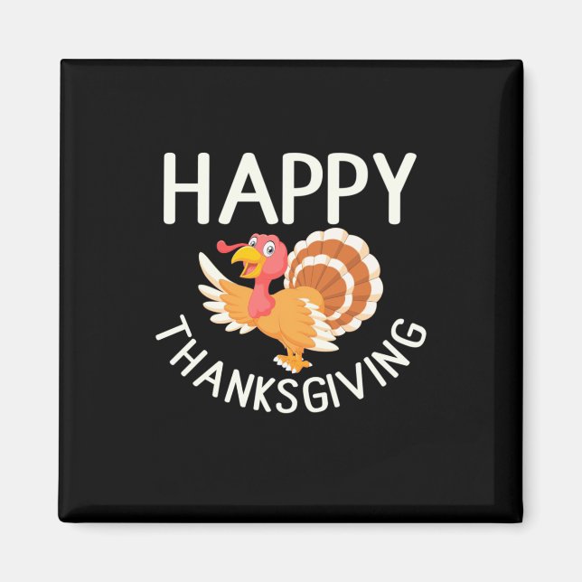 Happy Thanksgiving Magnet (Front)