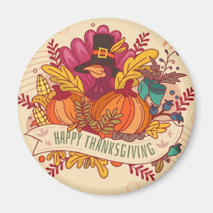 Happy Thanksgiving  Magnet