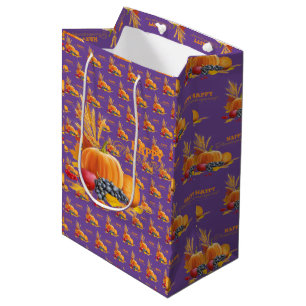 Happy Thanksgiving Medium Gift Bag