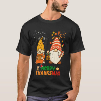Happy Thanksgiving Merry Christmas Happy Thanksmas T-Shirt