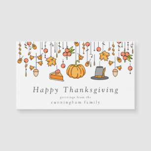 Happy Thanksgiving Modern Simple Chic