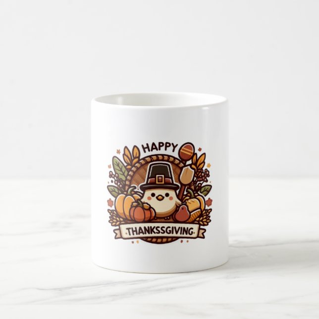 Happy thanksgiving mug  (Center)