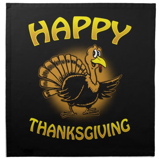 Happy Thanksgiving Napkin