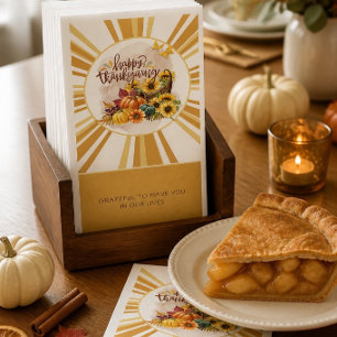 Happy Thanksgiving Napkin